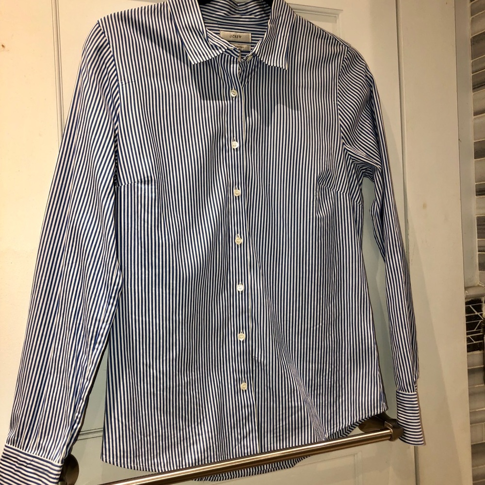 J. Crew Stretch Perfect Long Sleeve EUC